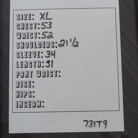 Texas Cotton Shirt Mens Extra Large Red USA Long Tail Cowboy Western Ranch Rodeo - Picture 7 of 8